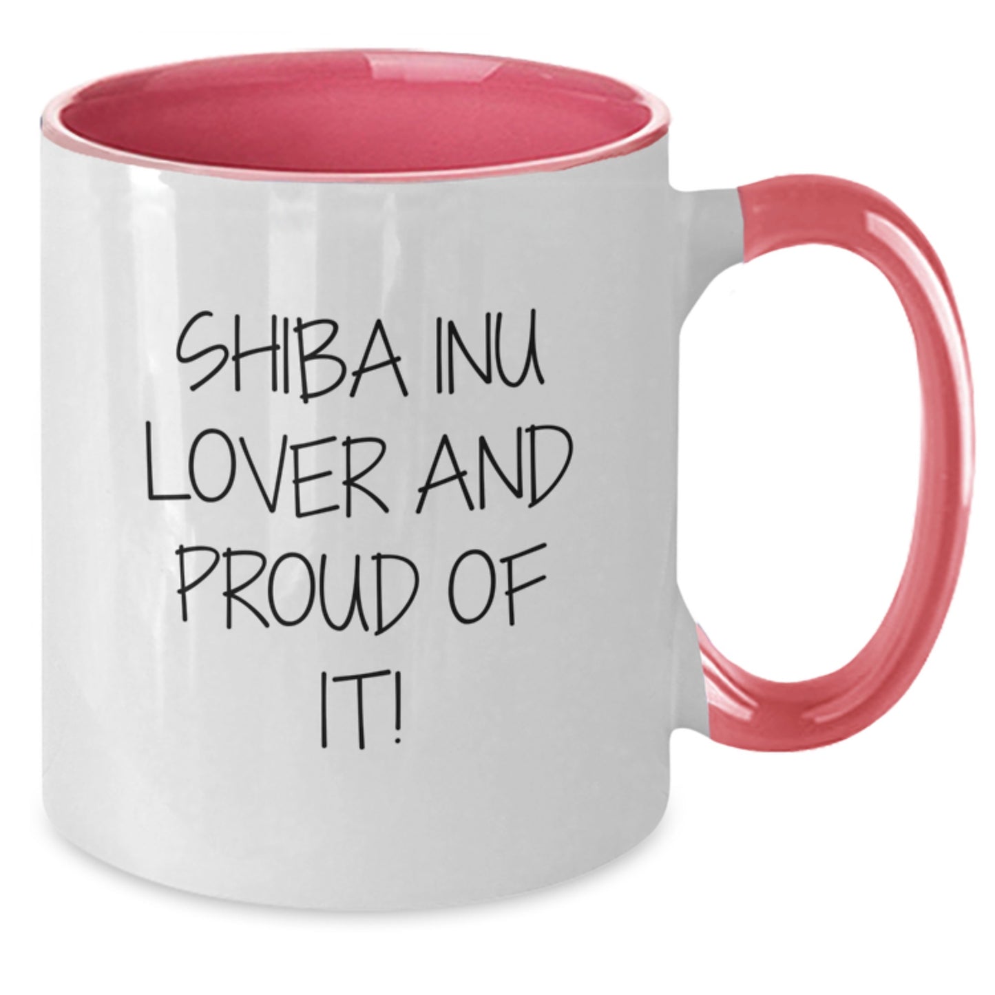 Funny Shiba Inu Dog Lover Gifts from Friends, Unique Valentine's Unique Gifts for Shiba Inu Dog Owners, Two Tone Coffee Mug - Additional