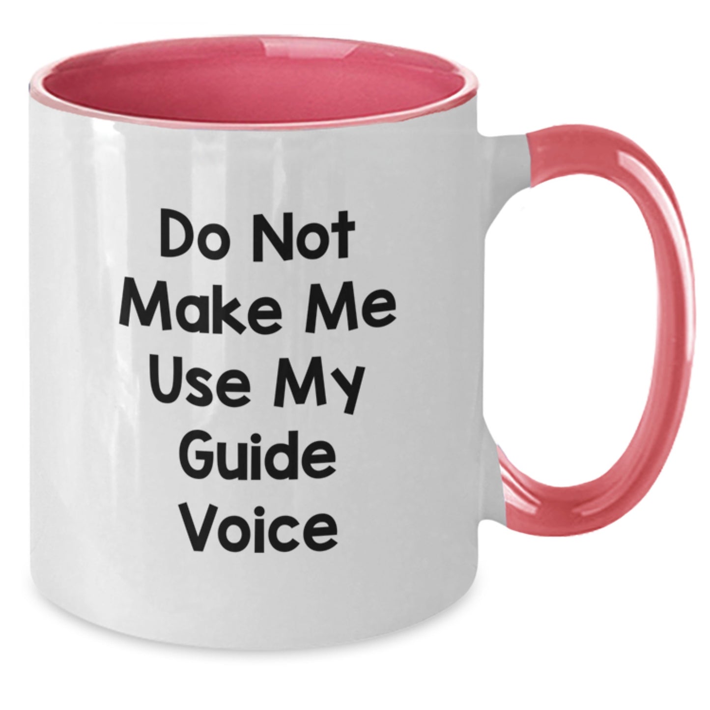 Birthday Gift Two Tone Coffee Mug for Her – Guide Voice Surprise Red - Additional