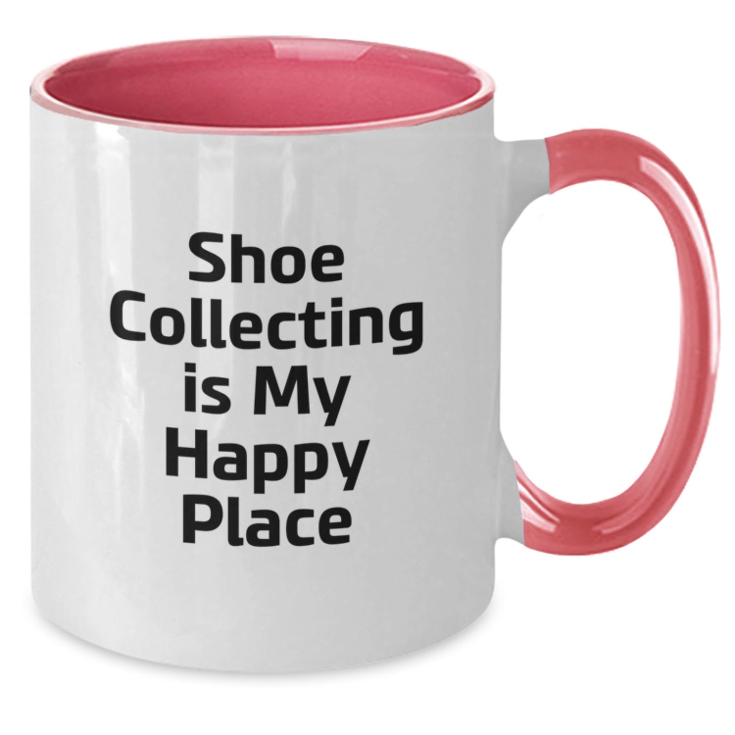 Funny Shoe Collecting Gifts from Friends for Shoe Collecting Enthusiasts - Two Tone Coffee Mug, Black and White, 11oz - Additional