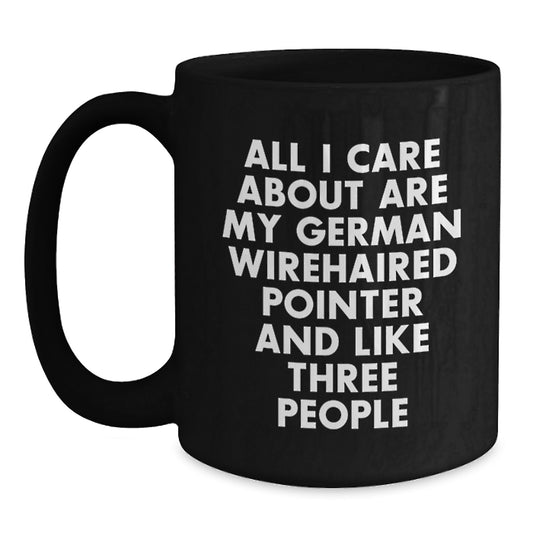 German Wirehaired Pointer Dog Lover, Funny Coffee Mugs Gifts from Men for Women, Birthday Unique Gifts - Main