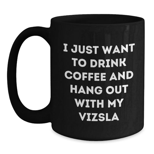 Vizsla Dog Lover Funny Mugs Gifts from Men to Women Friends for Valentine's - Main