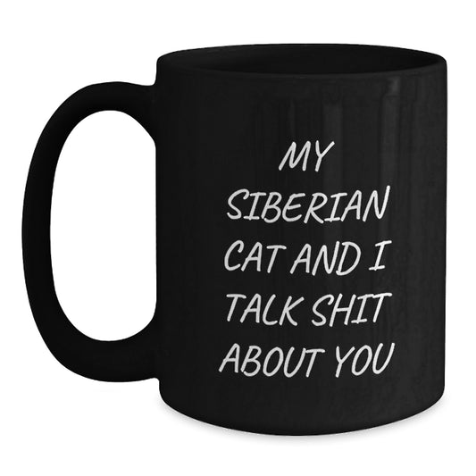 Siberian Cat Funny Coffee Mugs Gifts from Friends for Men and Women Graduation Unique Gifts - Main