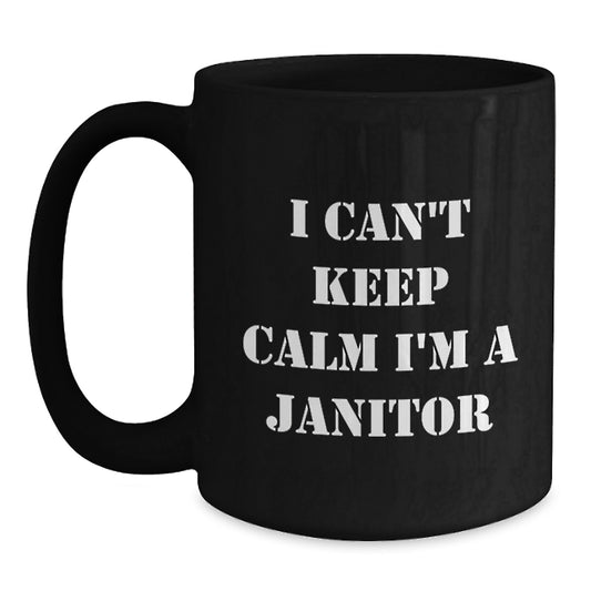 Funny Janitor Gifts from Friends for Janitor Men and Women on Birthday Unique Occasions - Main
