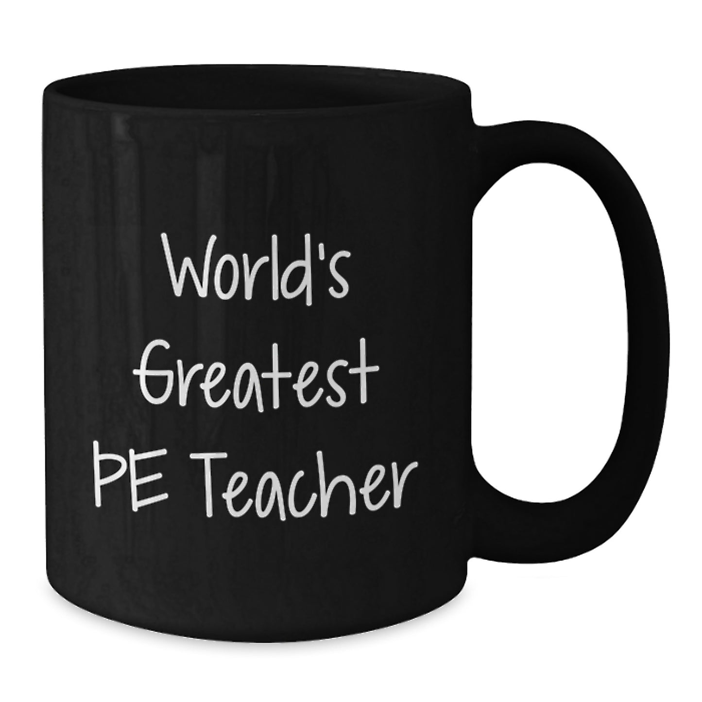 Funny PE Teacher Gifts from Dad, Inspirational Quotes on Black Coffee Mug for PE Teacher, Unique Father's Day Unique Gifts - Additional