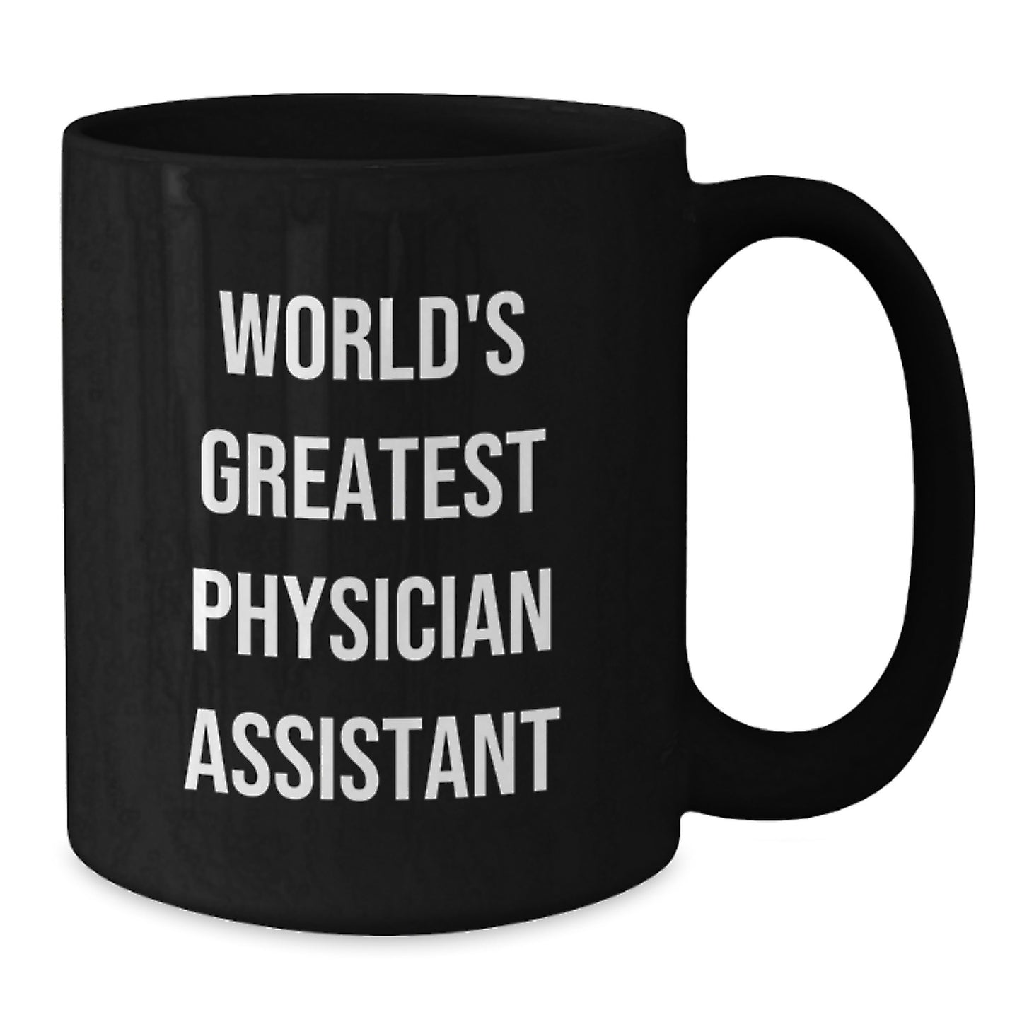 Gifts for Mom, Physician Assistant Humor Funny Quote, World's Greatest PA Black Coffee Mug - Additional