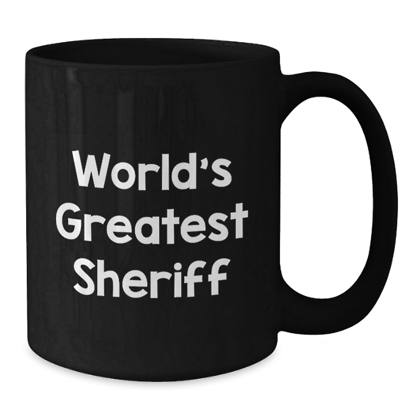 Funny Sheriff Gifts for Friends from World's Greatest Sheriff - Additional