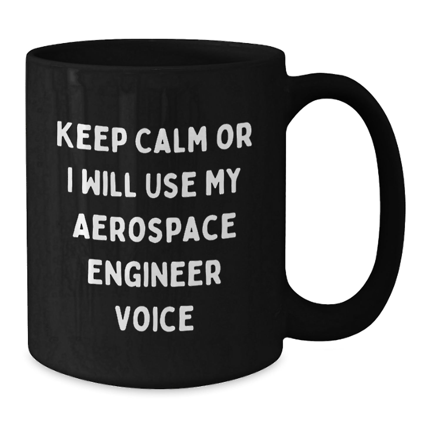 Aerospace Engineer Keepsake Mug for Him Birthday Gift Black 11oz - Additional