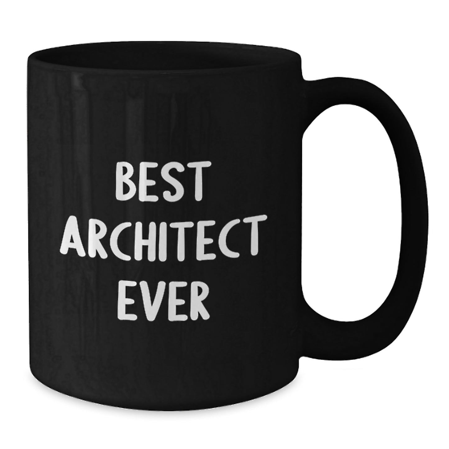 Unique Birthday Unique Gifts from Friends to Best Architect Ever Black Coffee Mugs for Men, Funny Quote Coffee Mug for Architect Enthusiasts - Additional