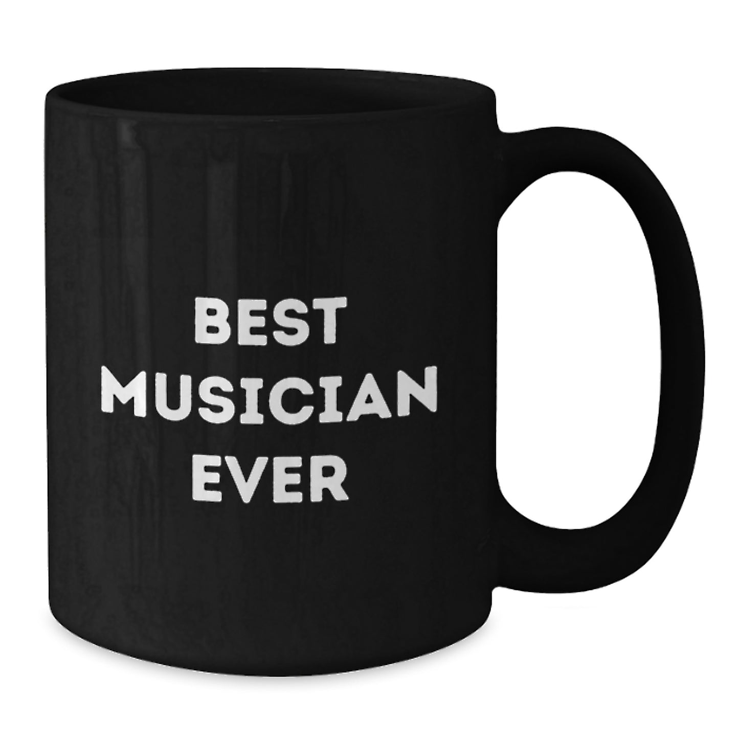 Funny Musician Gifts from Friends for Musician Lover - Best Musician Ever Quote on Black Coffee Mug for Birthday Unique Gifts - Additional