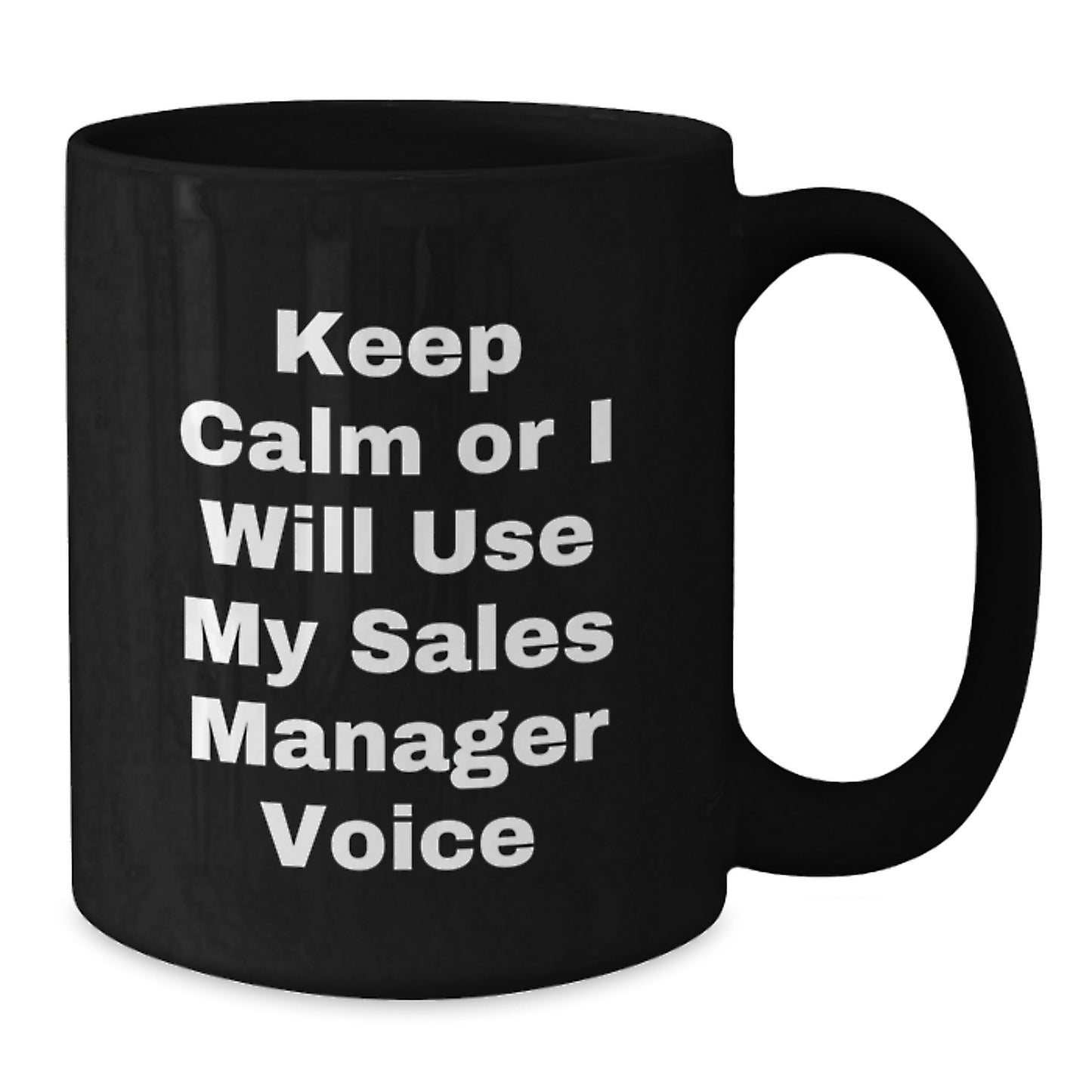 Sales Manager Keepsake Mug for Him Birthday Gift Black 11oz Ceramic - Additional