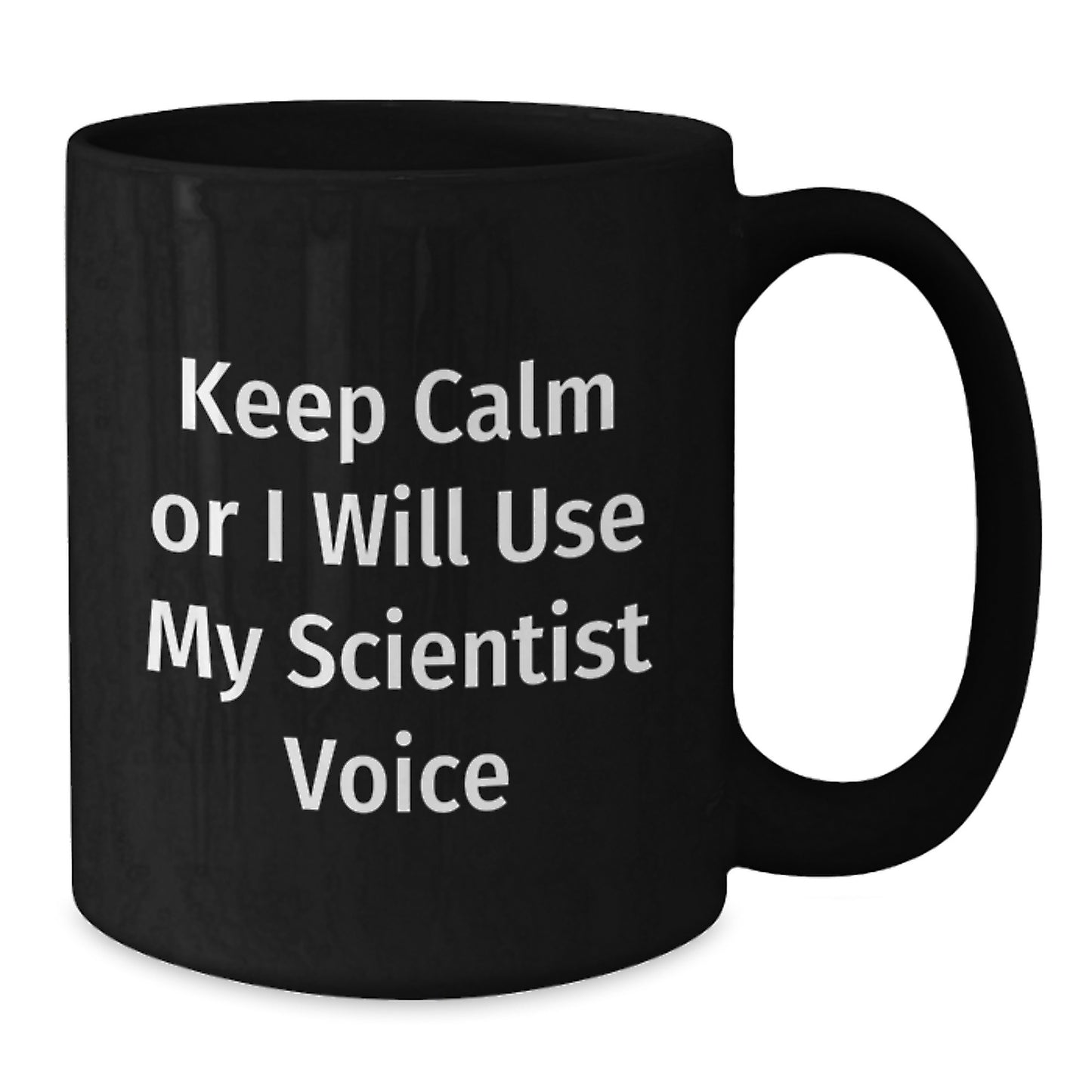 Scientist Keepsake Black Coffee Mug for Him Birthday Gift 11oz Ceramic - Additional