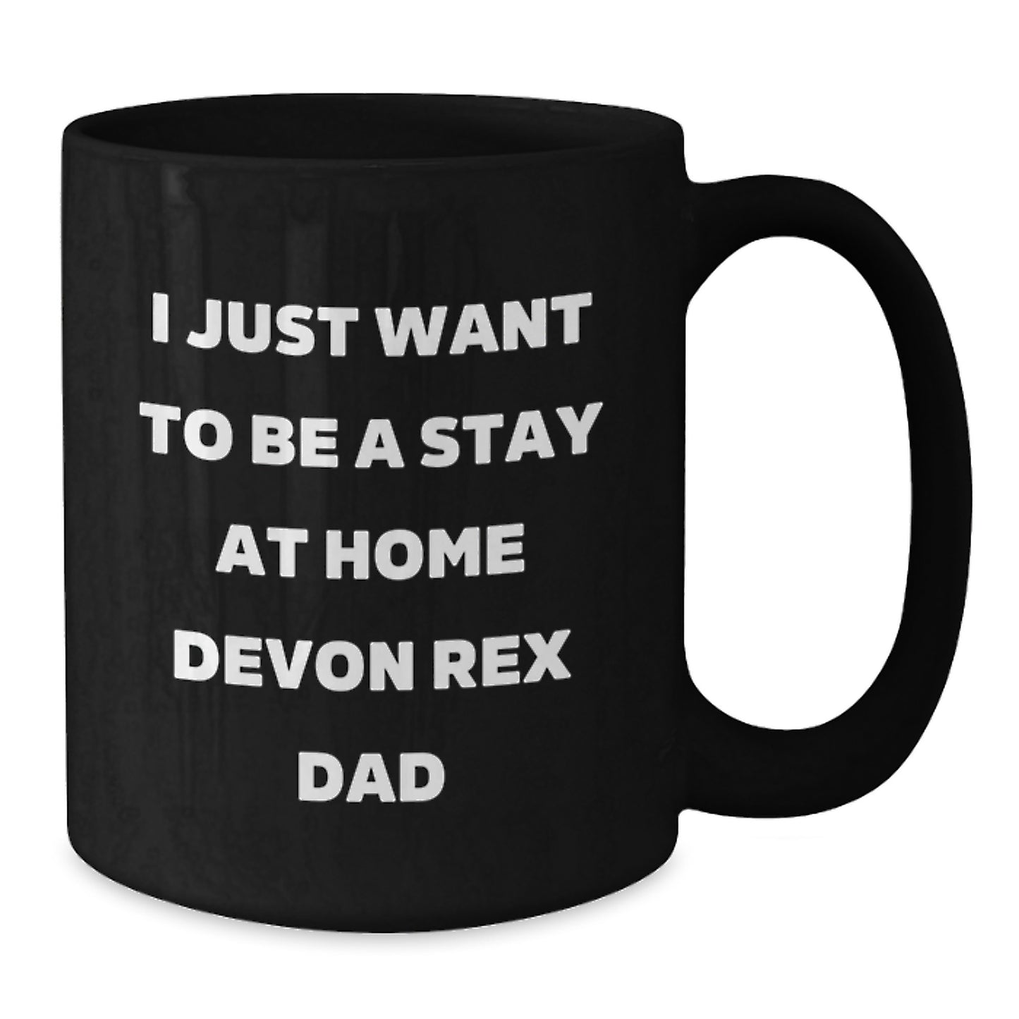 Funny Devon Rex Cat Dad Gift, Unique Birthday Coffee Mug for Devon Rex Cat Enthusiast, Gifts from Men to Friends - Additional