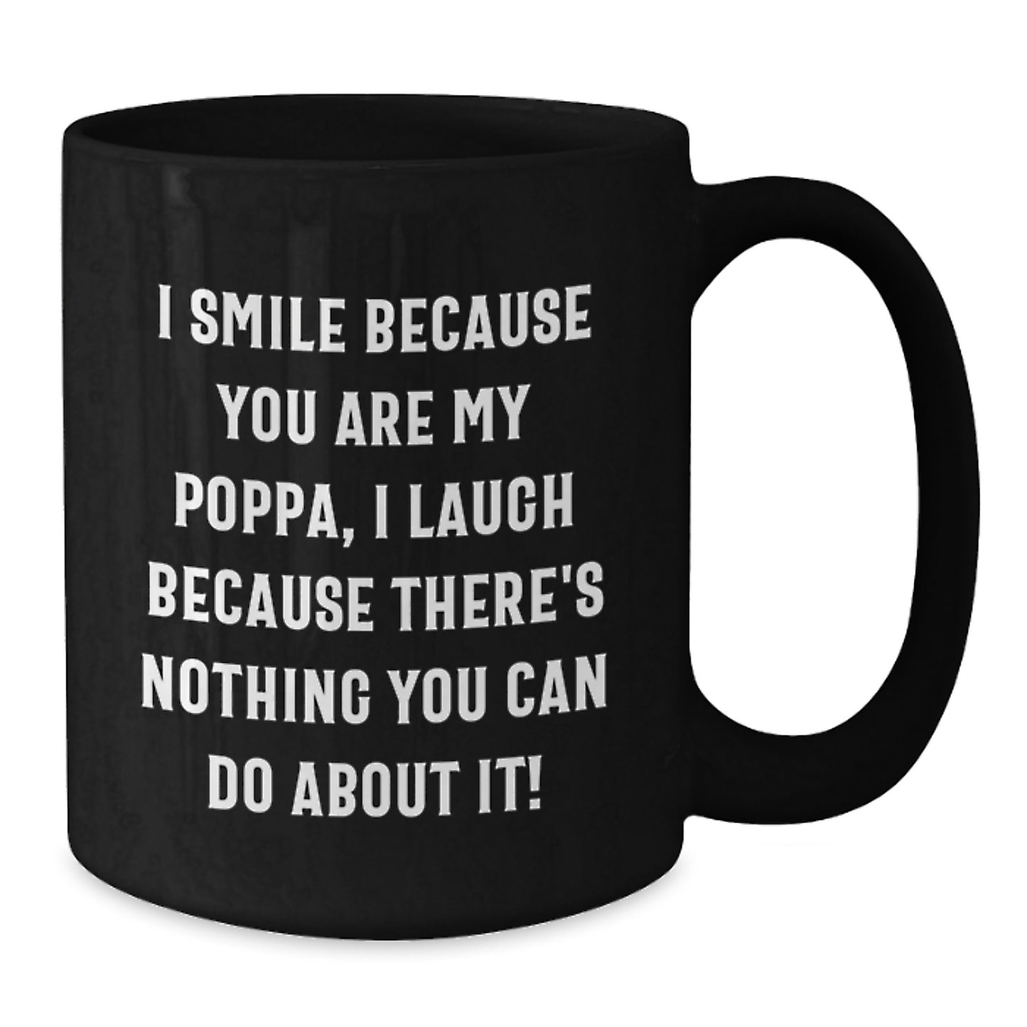 Funny Poppa Black Coffee Mugs Gifts from Family for Graduation Unique Gifts - Additional