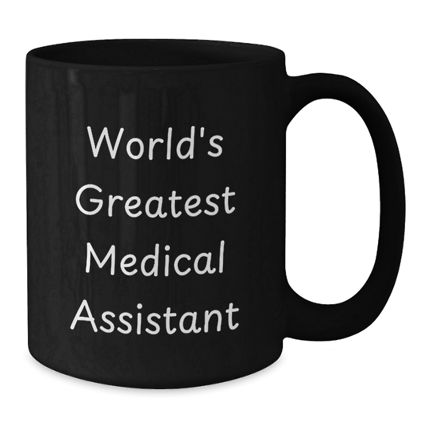 Funny Medical Assistant Gifts from Friends to Medical Assistant on Father's Day Unique Black Coffee Mugs - 'World's Greatest Medical Assistant' - Additional