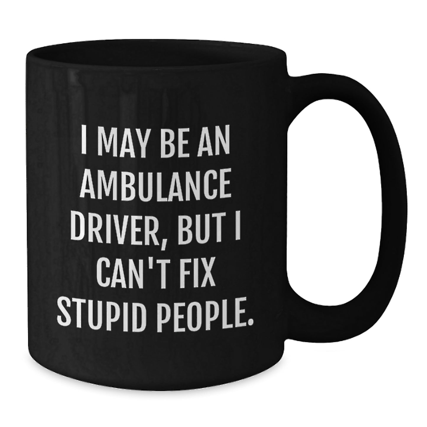 Ambulance Driver Keepsake Premium Ceramic Mug for Him 11oz Birthday Gift - Additional