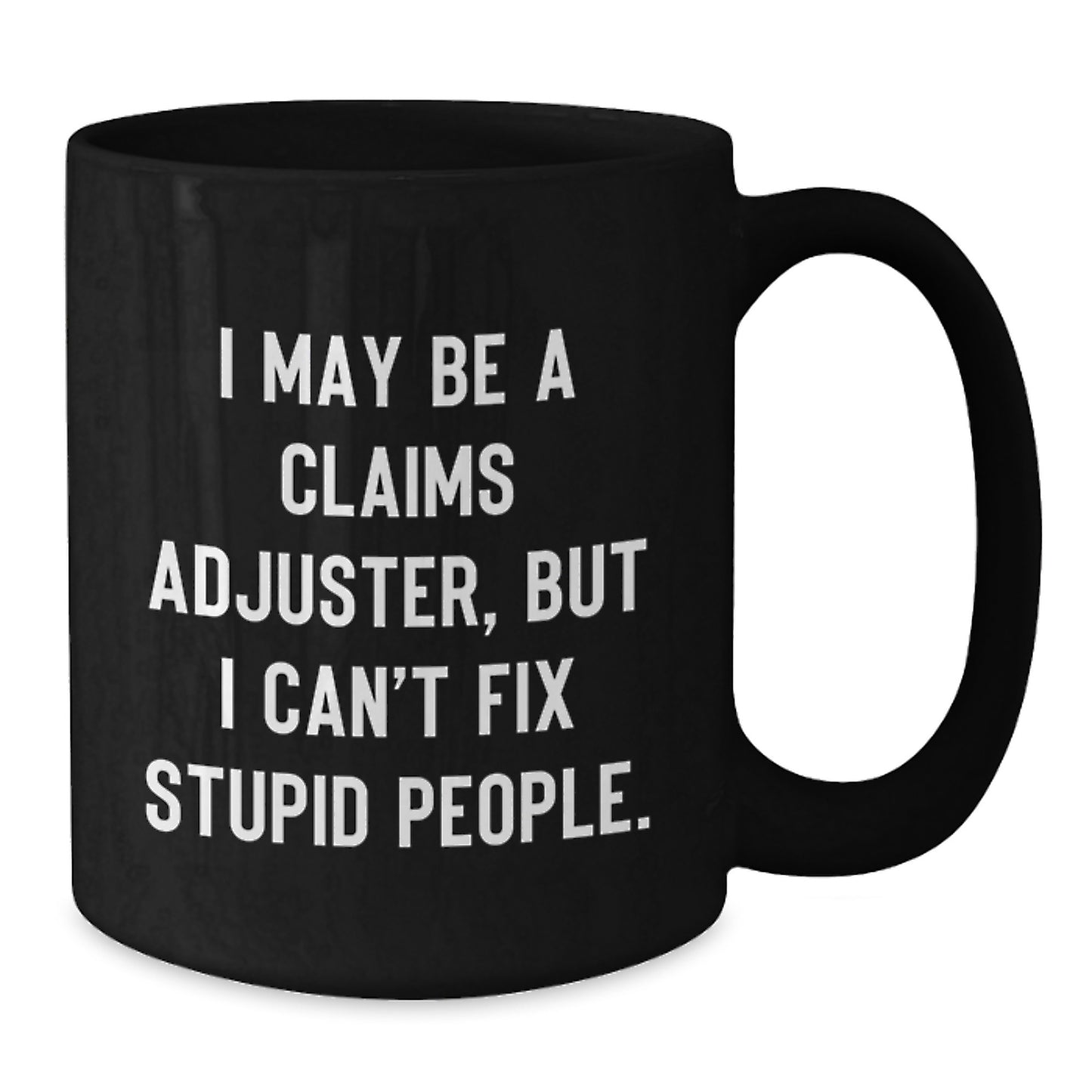 Funny Claims Adjuster Gifts for Him, Black Coffee Mugs from Coworkers, Unique Graduation Unique Gifts for Claims Adjuster Friends - Additional