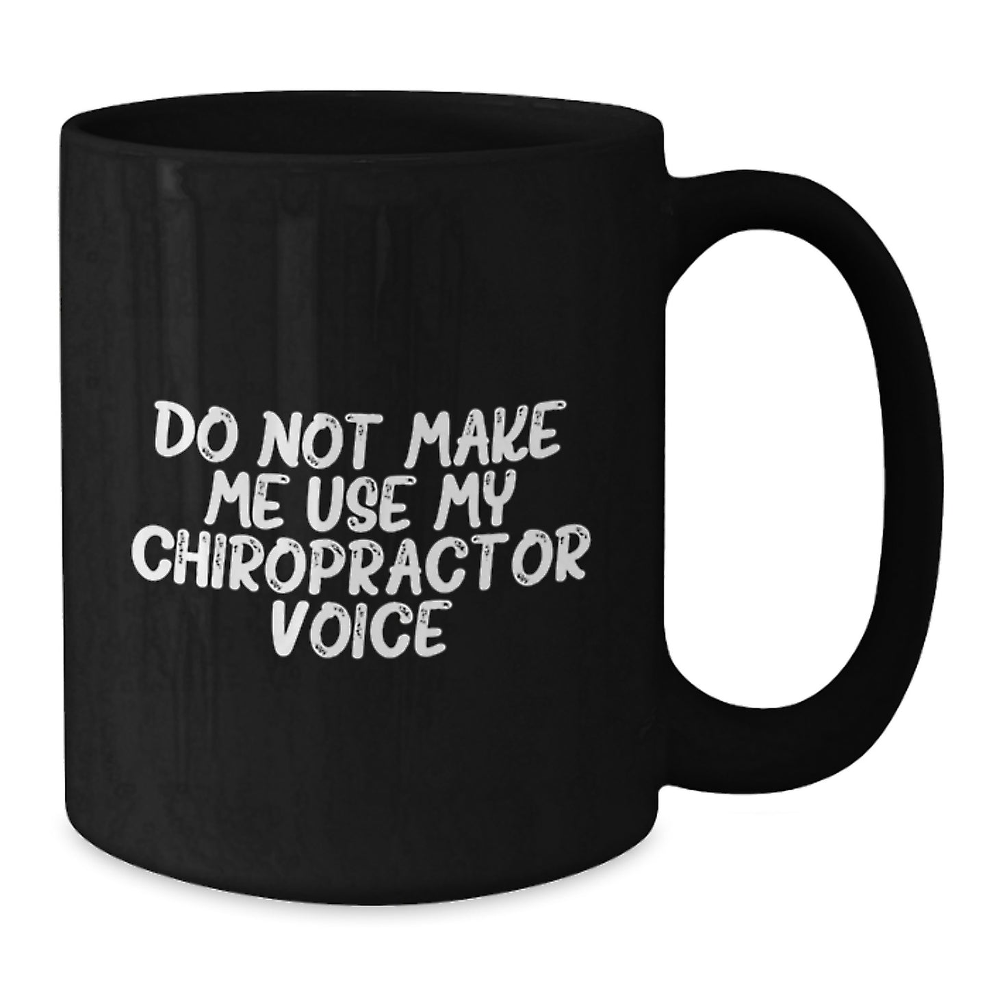 Chiropractor Keepsake Black Coffee Mug for Him Birthday Gift - Additional