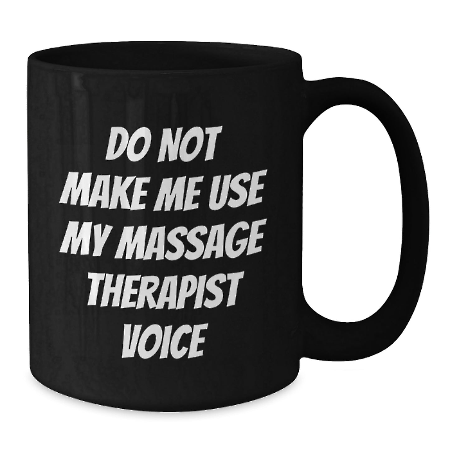 Massage Therapist Keepsake Black Coffee Mug for Him Birthday Gift - Additional