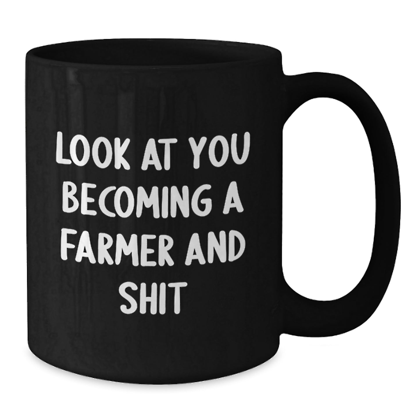 Gifts for the Farmer in Your Life, Funny Quote Black Coffee Mug, Perfect for Mother's Day Unique Gifts - Additional