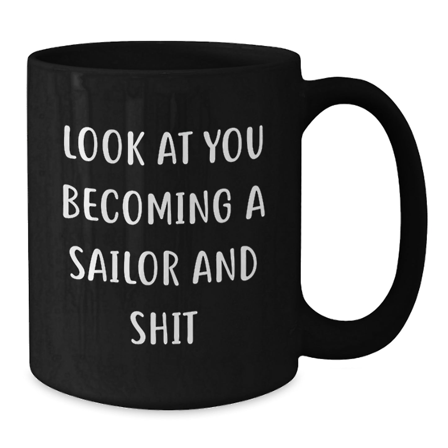 Sailor Keepsake Black Mug 11oz Birthday Gift for Him - Additional