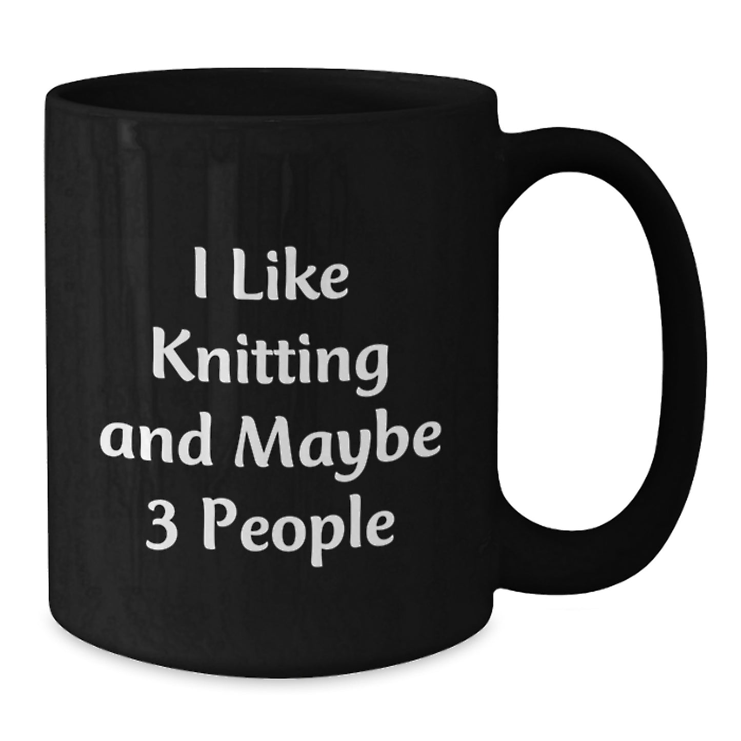 Birthday Gift Knitting Black Coffee Mug Present for Her and Cozy - Additional