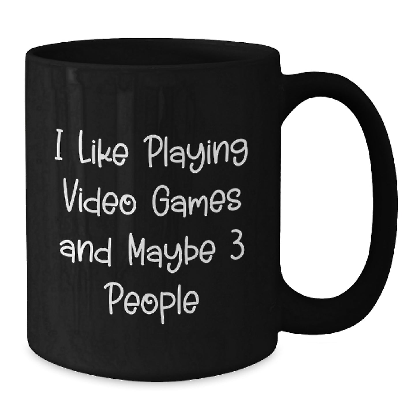 Funny Gaming Quotes Black Coffee Mug for Men, Unique Graduation Gifts from Friends, Playing Video Games Lover's Gift for Him, Funny Sayings on Black Coffee Mug, 11oz or 15oz Capacity - Additional