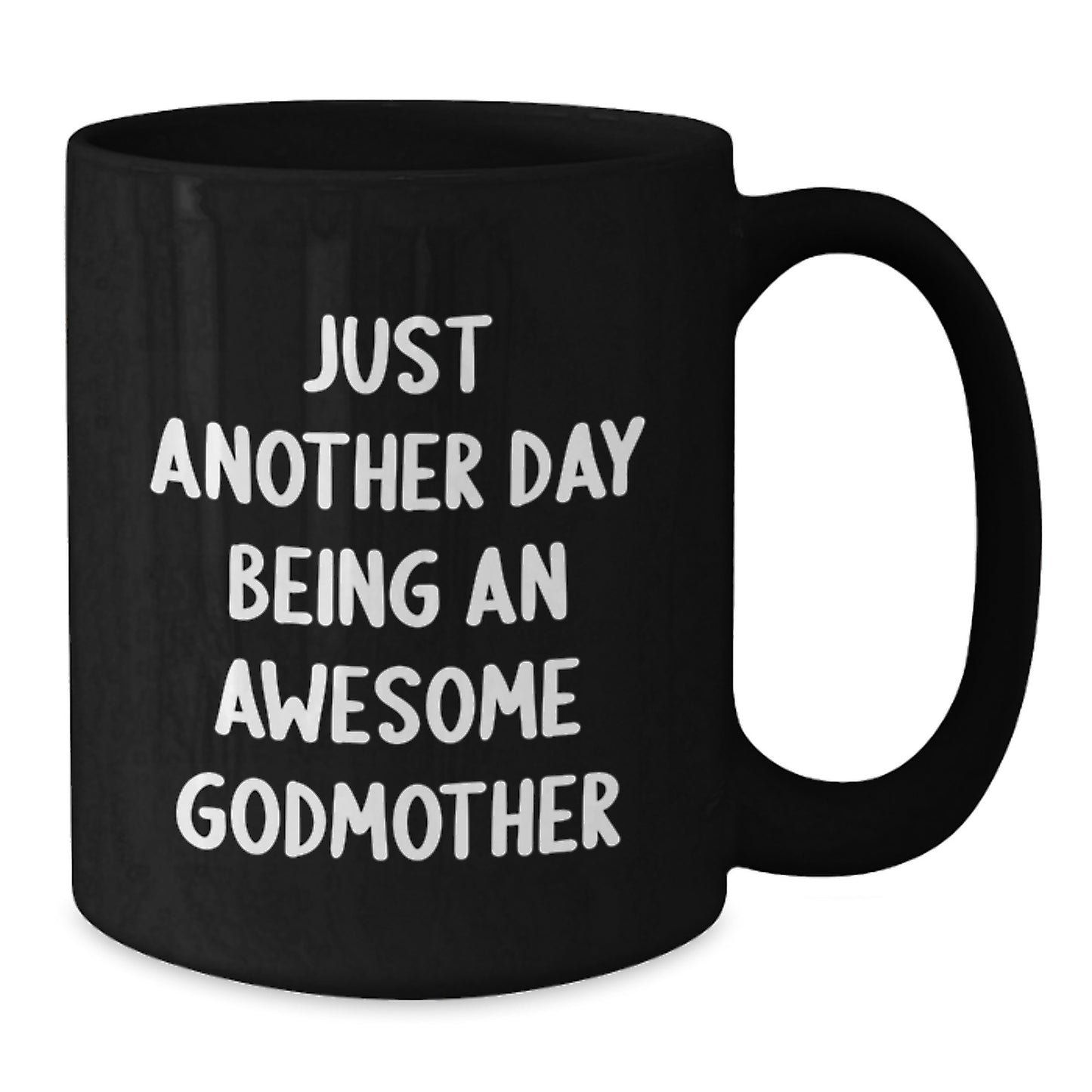 Godmother Keepsake Black Coffee Mug for Him Birthday Gift Surprise Daily - Additional