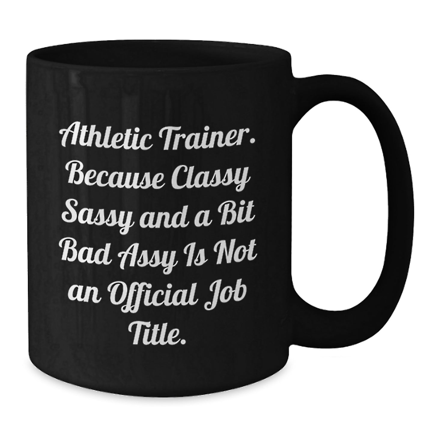Athletic Trainer Black Coffee Mug Novelty Birthday Gift for Friends - Additional