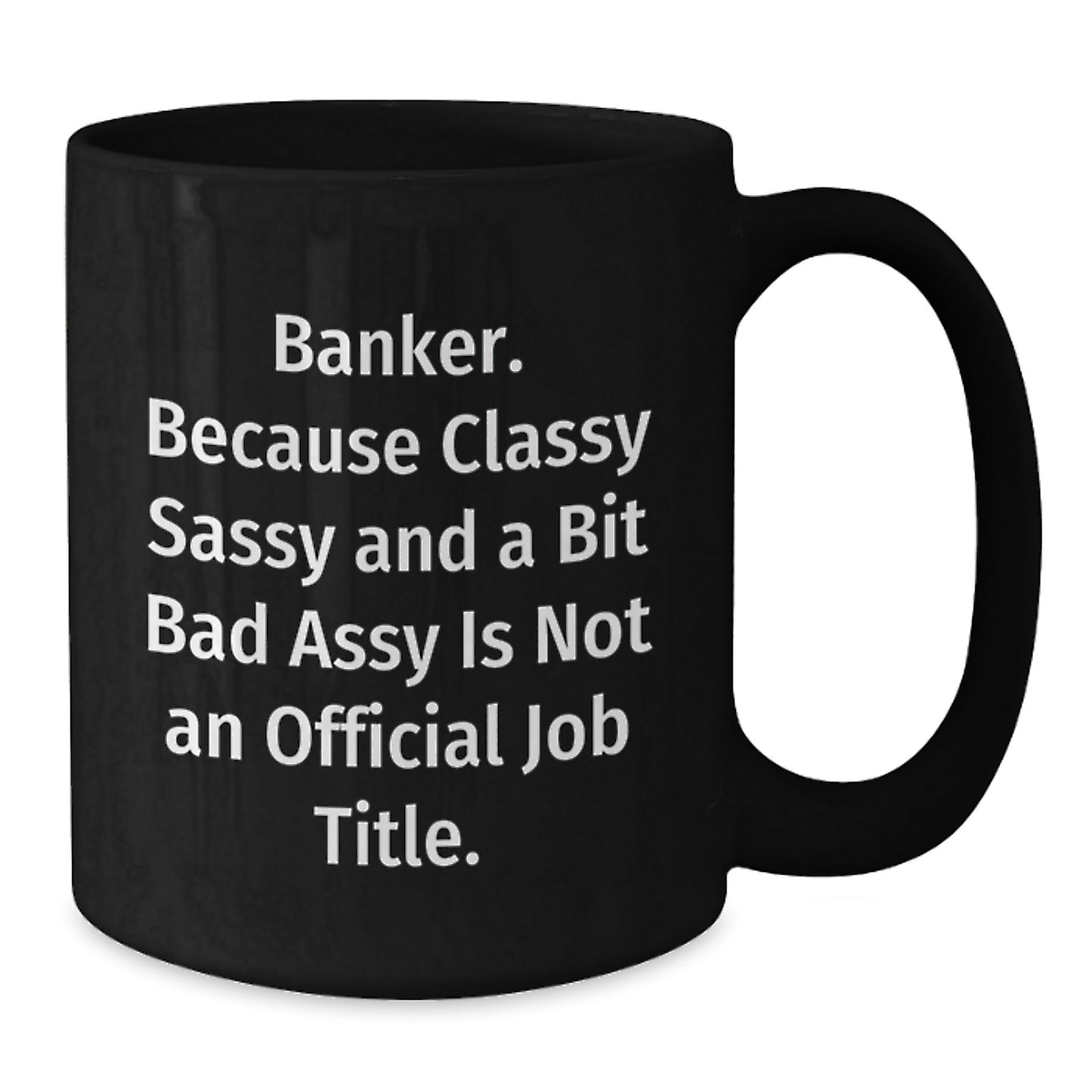 Banker Keepsake Premium Ceramic Black Coffee Mug for Him Birthday Gift - Additional