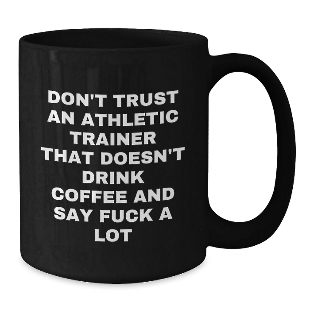Athletic Trainer Keepsake Black Coffee Mug for Him Premium Birthday Gift - Additional