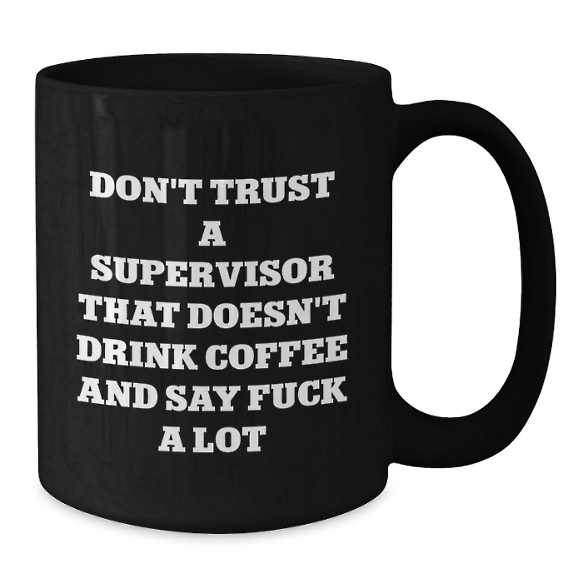 Birthday Gift for Her Supervisor Black Coffee Premium Deluxe Mug Present - Additional