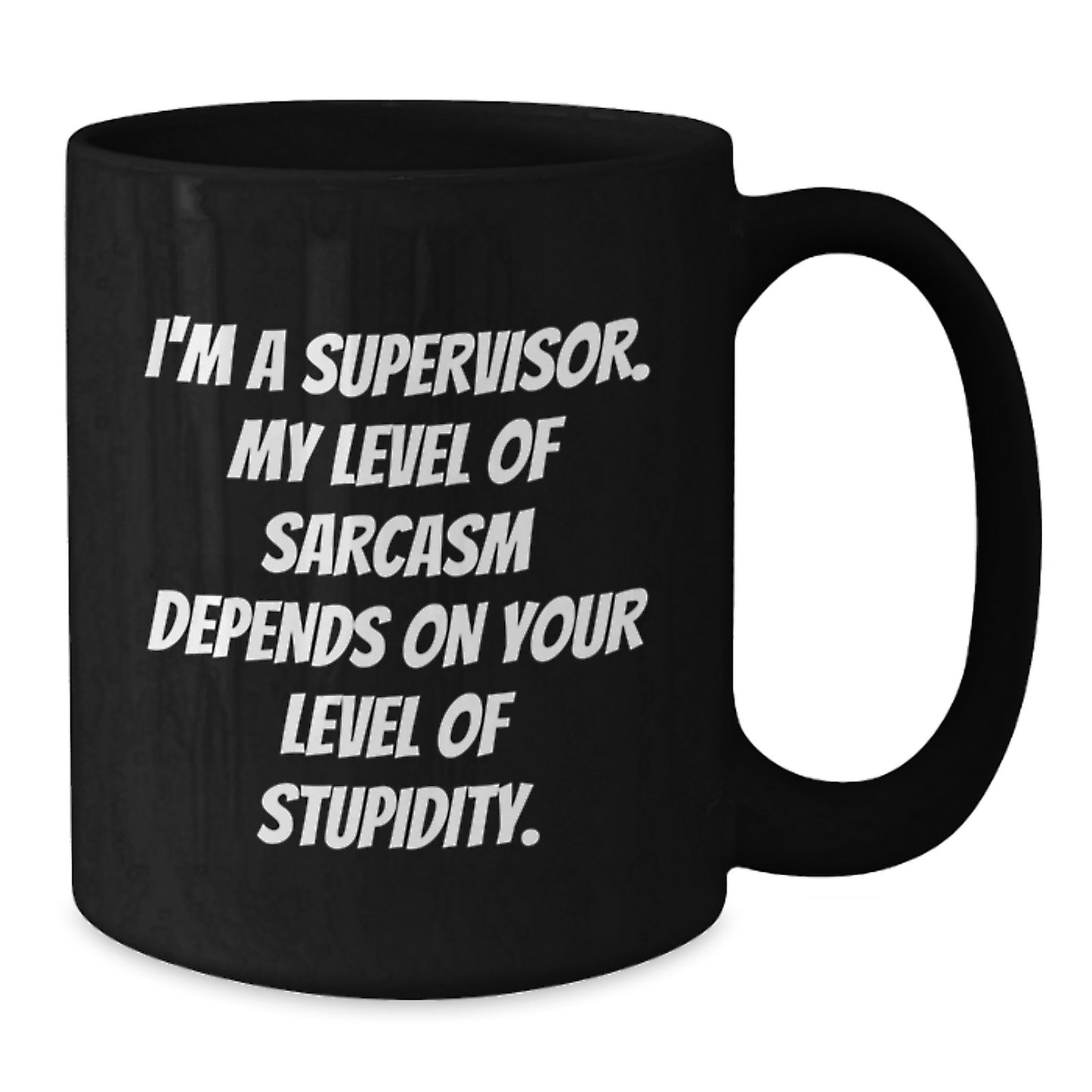 Funny Supervisor Quotes Black Coffee Mugs Gifts for Supervisor Graduation Unique Gifts from Men Friends Family - Additional