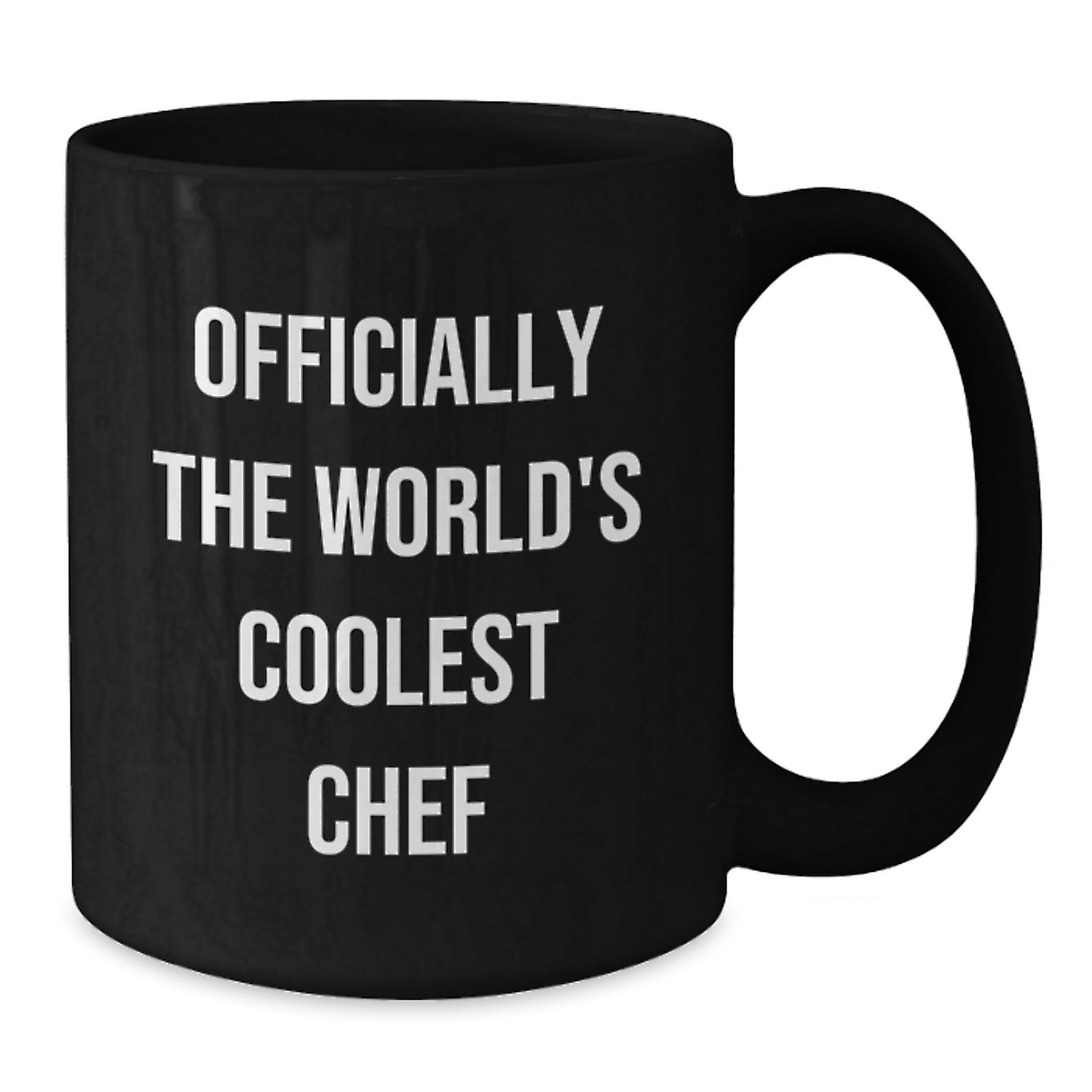 A Cheeky Gift for the World's Coolest Chef - Black Coffee Mug Gifts from Men, Women, Friends, Coworkers, Family for Valentine's Unique - Additional
