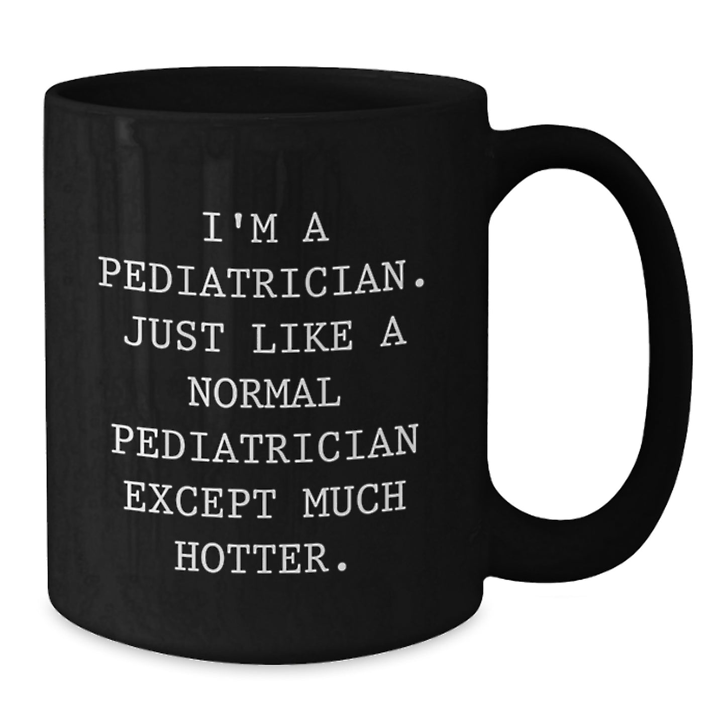 For Him Keepsake Pediatrician Black Coffee Mug Birthday Gift - Additional