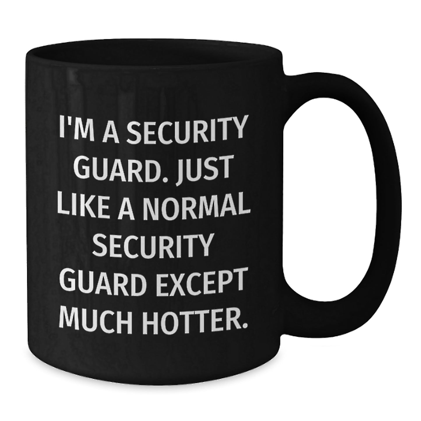 Security Guard Black Coffee Mug Idea for Coworkers Birthday Gift - Additional