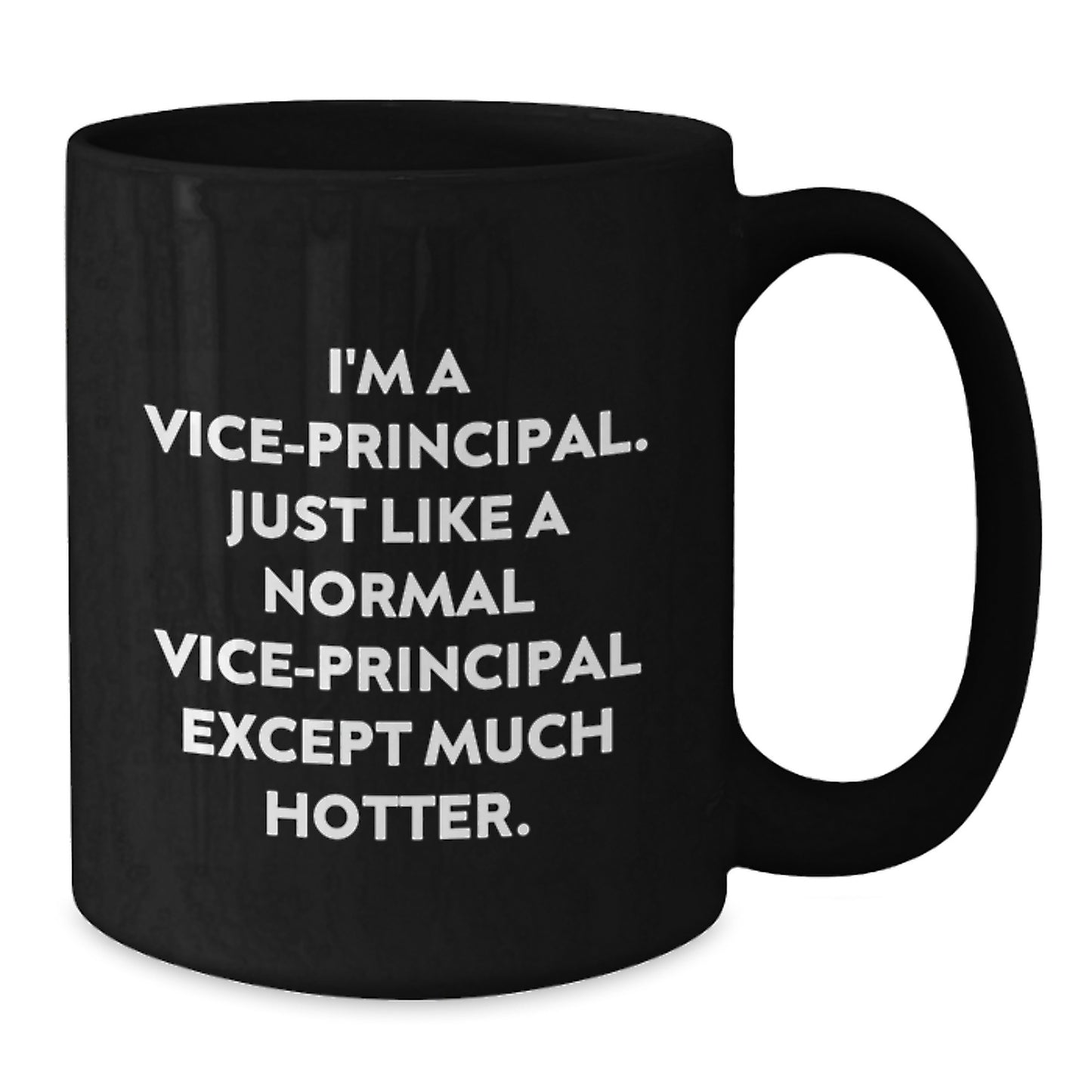 Gifts for Vice-principal from Friends - Funny Vice-principal Black Coffee Mug, Unique Father's Day Unique Gifts for Vice-principal from Family - Additional