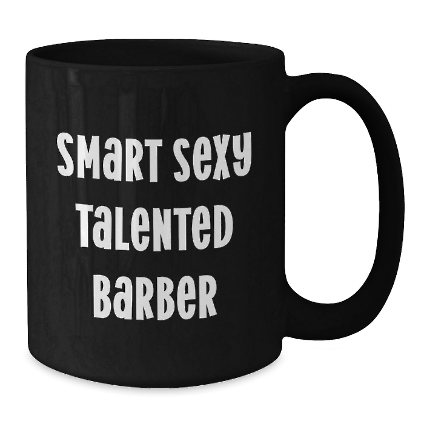 Funny Barber Quotes Black Coffee Mug Gifts from Family to Graduating Barber - Additional
