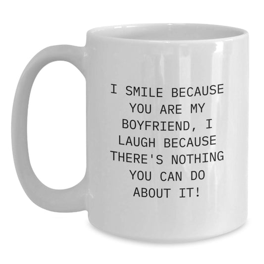 Funny Sweetheart Love Quote Coffee Mug Gifts for Him on Valentine's White Ceramic Mug - Main
