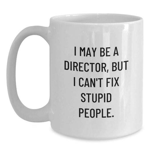 Birthday Gift for Her Director Coffee Mug Present - 11oz White - Main