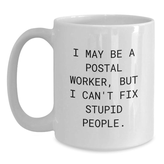 Postal Worker White Coffee Mug Keepsake for Him Graduation Gift - Main