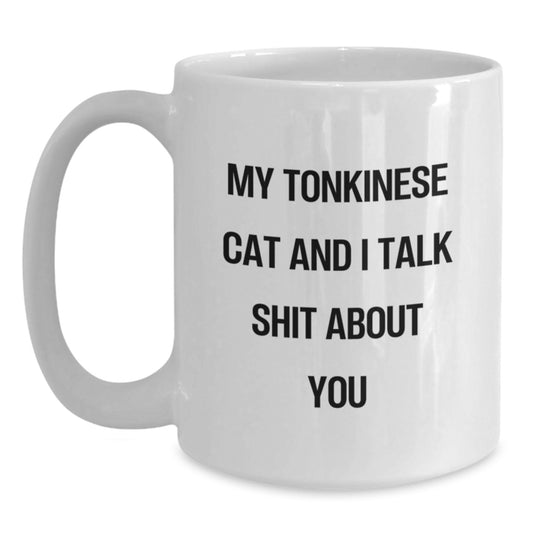 Tonkinese Cat Lovers Funny White Coffee Mug Gifts from Friends for Mom on Mother's Day - Main