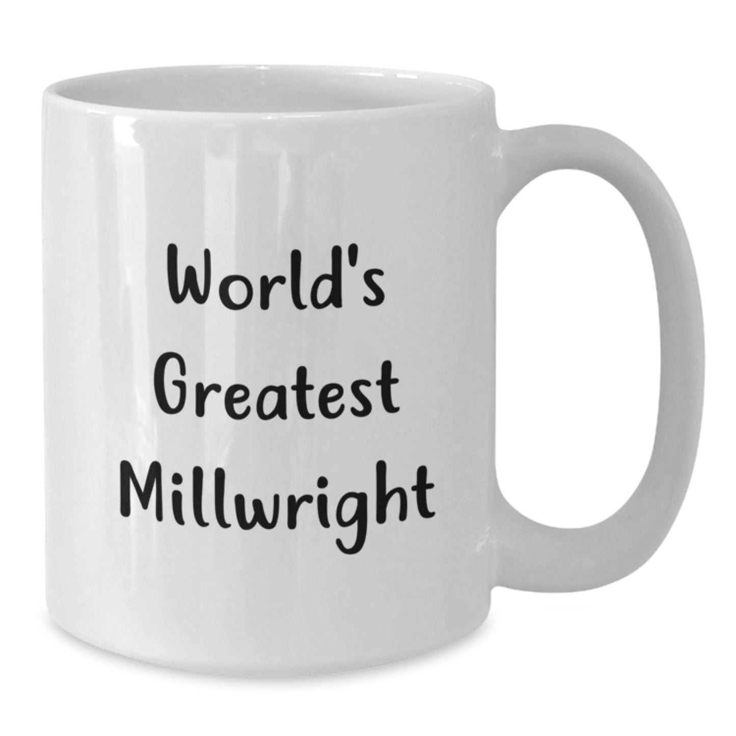 Funny Millwright Gifts, Unique White Coffee Mug for Millwright Dad, 'World's Greatest Millwright' Quote, Father's Day Unique Gifts from Men to Millwright - Additional