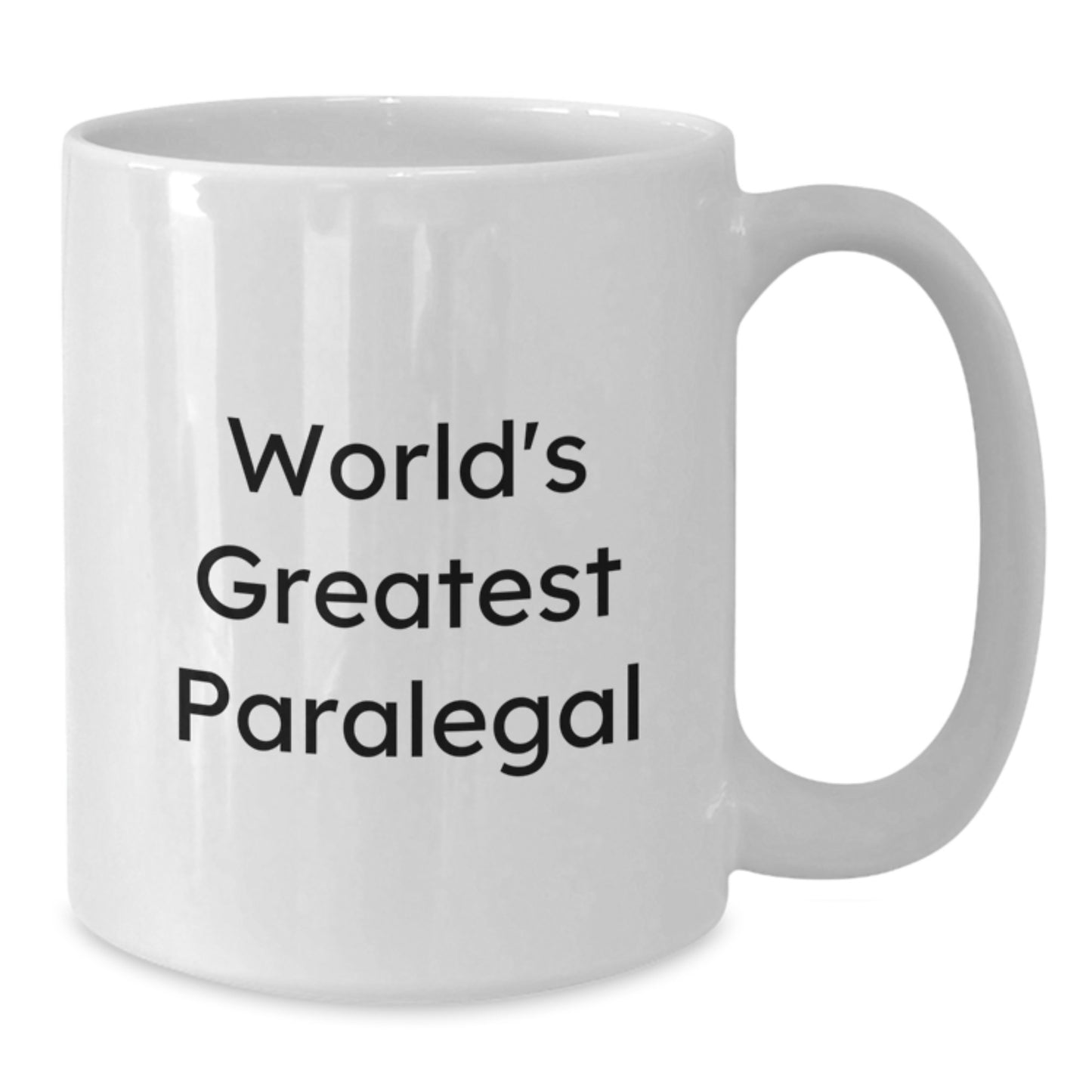 Funny Paralegal Gifts from Women, World's Greatest Paralegal Quote Mother's Day Unique Gifts, White Coffee Mug for Paralegal Women - Additional
