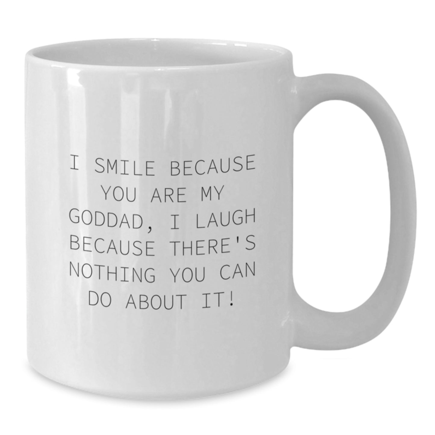 Birthday Gift for Her Goddad Keepsake White Ceramic Coffee Mug Present - Additional