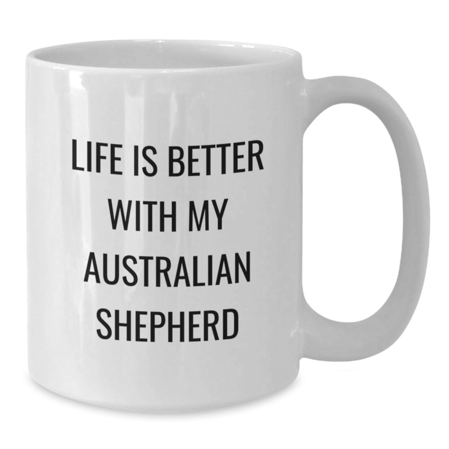 Funny Australian Shepherd Dog Gifts from Men for Women Friends Valentine's Unique Mugs - Additional