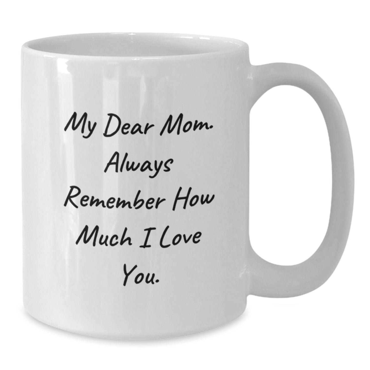Gifts from Family, Mom Love Quotes Cute White Coffee Mugs for Mom Graduation Unique Gifts - Additional