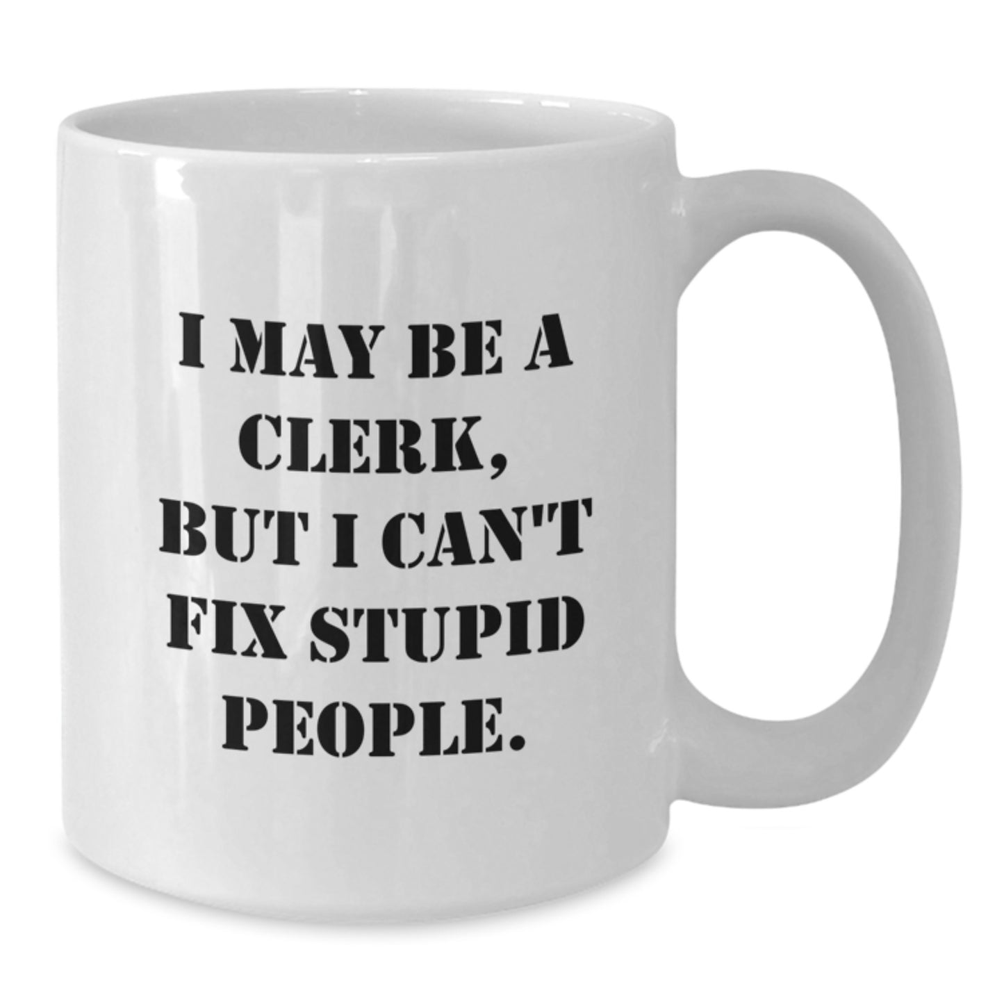 Clerk White Coffee Mug Birthday Gift Idea for Coworkers Keepsake - Additional