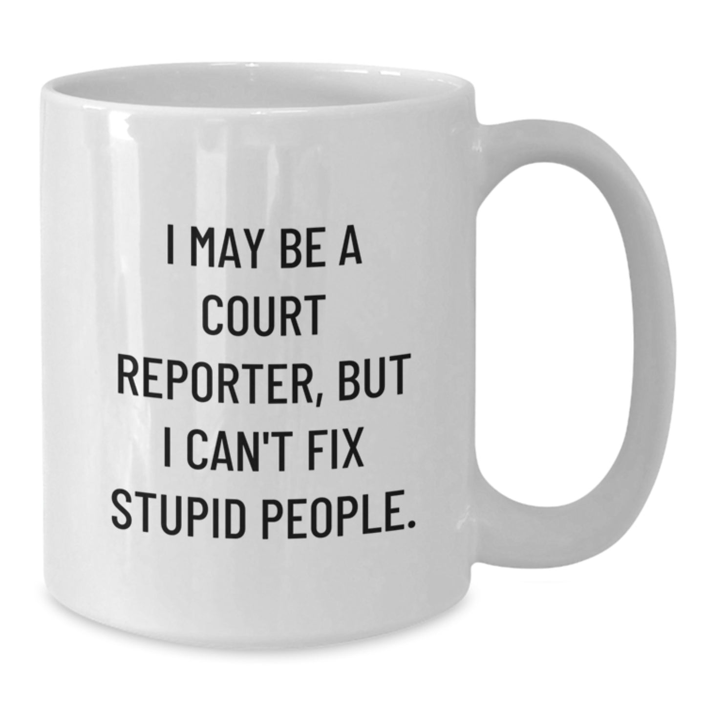 Court Reporter Humor Gifts from Family Friends for Graduation Unique White Coffee Mugs - Additional