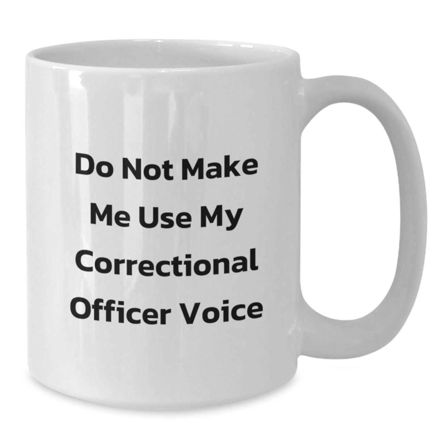 Correctional Officer White Mug Birthday Gift for Coworkers Idea - Additional