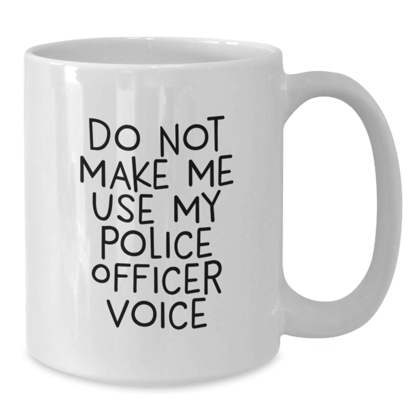 Police White Coffee Mug Idea for Coworkers Birthday Premium Gift - Additional